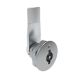 SOUTHCO Quarter-Turn Cam Latch, 3 mm Double Bitted Recess, 14mm (.55 in) Grip, Not Sealed, Zinc Alloy, Chrome Plated, Bright [E5-1-061-080]