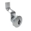 SOUTHCO Quarter-Turn Cam Latch, 3 mm Double Bitted Recess, 36mm (1.42 in) Grip, Not Sealed, Zinc Alloy, Chrome Plated, Bright [E5-1-061-190]