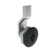 SOUTHCO Quarter-Turn Cam Latch, 3 mm Double Bitted Recess, 4mm (.16 in) Grip, Sealed, Zinc Alloy, Powder Coat, Black [E5-1-065-031]