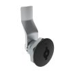 SOUTHCO Quarter-Turn Cam Latch, 3 mm Double Bitted Recess, 22mm (.87 in) Grip, Not Sealed, Zinc Alloy, Powder Coat, Black [E5-1-065-120]