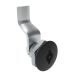SOUTHCO Quarter-Turn Cam Latch, 3 mm Double Bitted Recess, 30mm (1.18 in) Grip, Sealed, Zinc Alloy, Powder Coat, Black [E5-1-065-161]