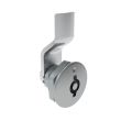 SOUTHCO Quarter-Turn Cam Latch, 5 mm Double Bitted Recess, 2mm (.08 in) Grip, Not Sealed, Zinc Alloy, Chrome Plated, Bright [E5-1-071-020]