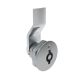 SOUTHCO Quarter-Turn Cam Latch, 5 mm Double Bitted Recess, 6mm (.24 in) Grip, Not Sealed, Zinc Alloy, Chrome Plated, Bright [E5-1-071-040]