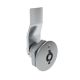 SOUTHCO Quarter-Turn Cam Latch, 5 mm Double Bitted Recess, 10mm (.39 in) Grip, Sealed, Zinc Alloy, Chrome Plated, Bright [E5-1-071-061]