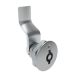SOUTHCO Quarter-Turn Cam Latch, 5 mm Double Bitted Recess, 28mm (1.10 in) Grip, Not Sealed, Zinc Alloy, Chrome Plated, Bright [E5-1-071-150]