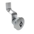SOUTHCO Quarter-Turn Cam Latch, 5 mm Double Bitted Recess, 36mm (1.42 in) Grip, Not Sealed, Zinc Alloy, Chrome Plated, Bright [E5-1-071-190]