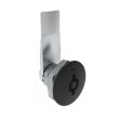 SOUTHCO Quarter-Turn Cam Latch, 5 mm Double Bitted Recess, 14mm (.55 in) Grip, Not Sealed, Zinc Alloy, Powder Coat, Black [E5-1-075-080]