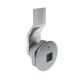 SOUTHCO Quarter-Turn Cam Latch, 8 mm Square Recess, 6mm (.24 in) Grip, Sealed, Zinc Alloy, Chrome Plated, Bright [E5-1-081-041]