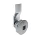 SOUTHCO Quarter-Turn Cam Latch, 8 mm Square Recess, 8mm (.31 in) Grip, Not Sealed, Zinc Alloy, Chrome Plated, Bright [E5-1-081-050]