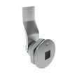 SOUTHCO Quarter-Turn Cam Latch, 8 mm Square Recess, 20mm (.79 in) Grip, Sealed, Zinc Alloy, Chrome Plated, Bright [E5-1-081-111]