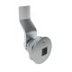 SOUTHCO Quarter-Turn Cam Latch, 8 mm Square Recess, 24mm (.94 in) Grip, Not Sealed, Zinc Alloy, Chrome Plated, Bright [E5-1-081-130]