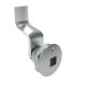 SOUTHCO Quarter-Turn Cam Latch, 8 mm Square Recess, 36mm (1.42 in) Grip, Not Sealed, Zinc Alloy, Chrome Plated, Bright [E5-1-081-190]