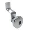 SOUTHCO Quarter-Turn Cam Latch, 8 mm Square Recess, 36mm (1.42 in) Grip, Sealed, Zinc Alloy, Chrome Plated, Bright [E5-1-081-191]