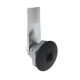 SOUTHCO Quarter-Turn Cam Latch, 8 mm Square Recess, 14mm (.55 in) Grip, Not Sealed, Zinc Alloy, Powder Coat, Black [E5-1-085-080]