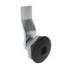 SOUTHCO Quarter-Turn Cam Latch, 8 mm Square Recess, 20mm (.79 in) Grip, Sealed, Zinc Alloy, Powder Coat, Black [E5-1-085-111]