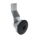 SOUTHCO Quarter-Turn Cam Latch, 8 mm Square Recess, 22mm (.87 in) Grip, Not Sealed, Zinc Alloy, Powder Coat, Black [E5-1-085-120]