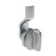 SOUTHCO Quarter-Turn Cam Latch, Short wing, 2mm (.08 in) Grip, Sealed, Zinc Alloy, Chrome Plated, Bright [E5-1-111-021]
