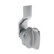 SOUTHCO Quarter-Turn Cam Latch, Short wing, 4mm (.16 in) Grip, Not Sealed, Zinc Alloy, Chrome Plated, Bright [E5-1-111-030]