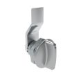 SOUTHCO Quarter-Turn Cam Latch, Short wing, 6mm (.24 in) Grip, Not Sealed, Zinc Alloy, Chrome Plated, Bright [E5-1-111-040]