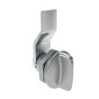 SOUTHCO Quarter-Turn Cam Latch, Short wing, 6mm (.24 in) Grip, Sealed, Zinc Alloy, Chrome Plated, Bright [E5-1-111-041]