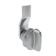 SOUTHCO Quarter-Turn Cam Latch, Short wing, 8mm (.31 in) Grip, Not Sealed, Zinc Alloy, Chrome Plated, Bright [E5-1-111-050]