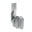 SOUTHCO Quarter-Turn Cam Latch, Short wing, 12mm (.47 in) Grip, Sealed, Zinc Alloy, Chrome Plated, Bright [E5-1-111-071]