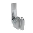 SOUTHCO Quarter-Turn Cam Latch, Short wing, 14mm (.55 in) Grip, Not Sealed, Zinc Alloy, Chrome Plated, Bright [E5-1-111-080]