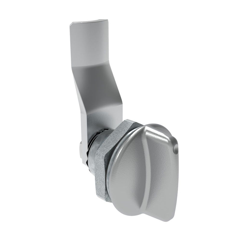 SOUTHCO Quarter-Turn Cam Latch, Short wing, 20mm (.79 in) Grip, Sealed, Zinc Alloy, Chrome Plated, Bright [E5-1-111-111]