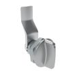 SOUTHCO Quarter-Turn Cam Latch, Short wing, 22mm (.87 in) Grip, Not Sealed, Zinc Alloy, Chrome Plated, Bright [E5-1-111-120]