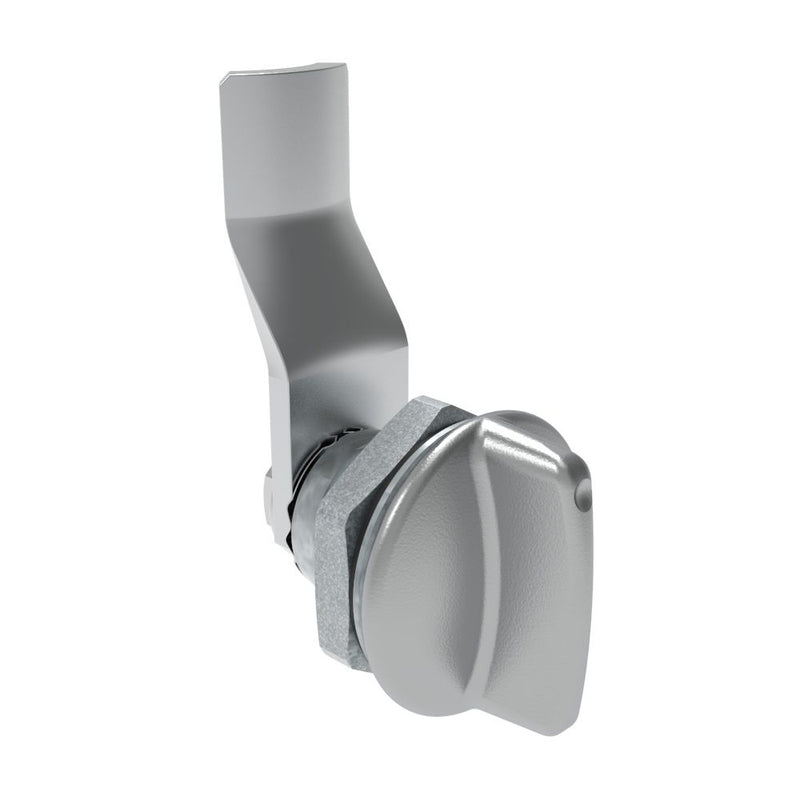 SOUTHCO Quarter-Turn Cam Latch, Short wing, 22mm (.87 in) Grip, Sealed, Zinc Alloy, Chrome Plated, Bright [E5-1-111-121]