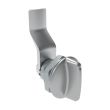 SOUTHCO Quarter-Turn Cam Latch, Short wing, 24mm (.94 in) Grip, Not Sealed, Zinc Alloy, Chrome Plated, Bright [E5-1-111-130]
