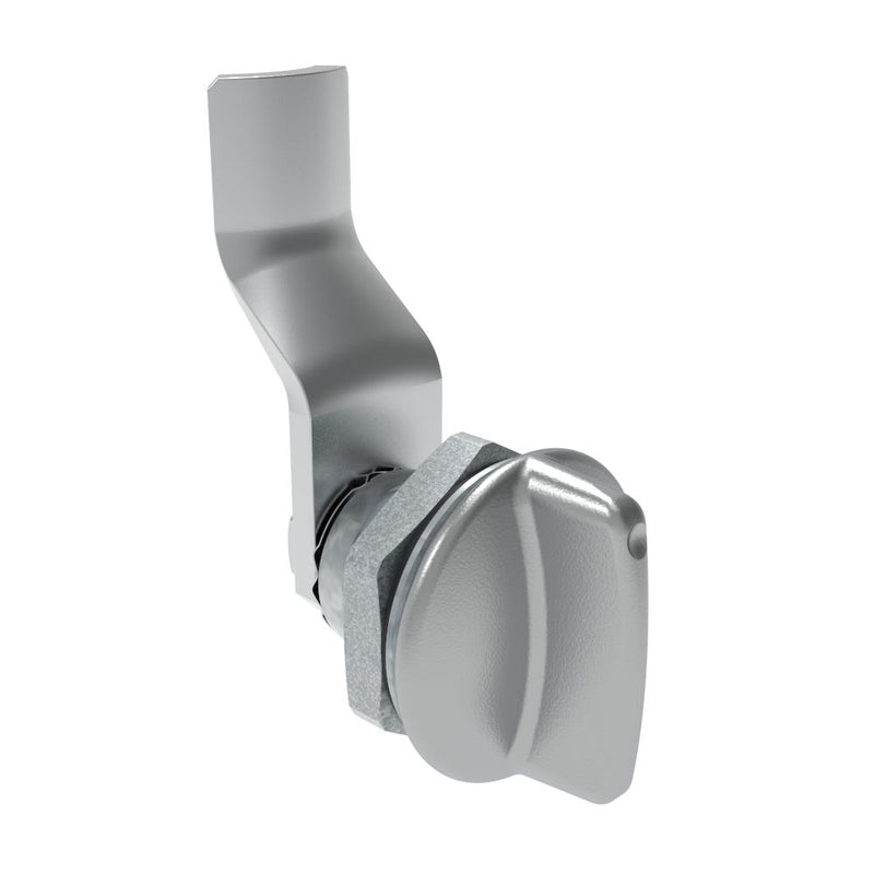 SOUTHCO Quarter-Turn Cam Latch, Short wing, 26mm (1.02 in) Grip, Sealed, Zinc Alloy, Chrome Plated, Bright [E5-1-111-141]