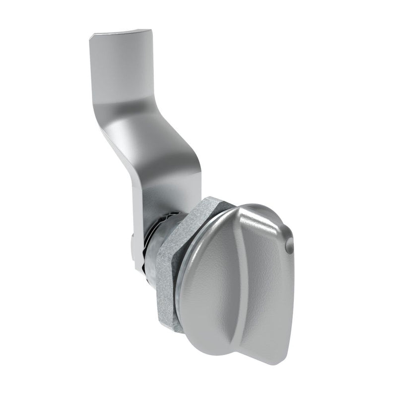 SOUTHCO Quarter-Turn Cam Latch, Short wing, 28mm (1.10 in) Grip, Sealed, Zinc Alloy, Chrome Plated, Bright [E5-1-111-151]