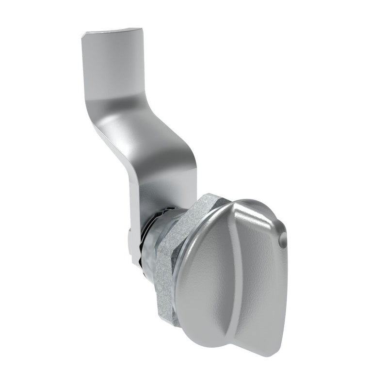 SOUTHCO Quarter-Turn Cam Latch, Short wing, 30mm (1.18 in) Grip, Not Sealed, Zinc Alloy, Chrome Plated, Bright [E5-1-111-160]