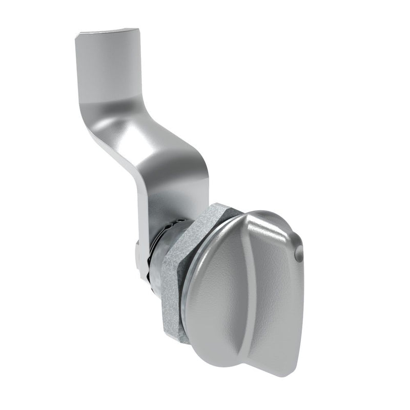SOUTHCO Quarter-Turn Cam Latch, Short wing, 34mm (1.34 in) Grip, Sealed, Zinc Alloy, Chrome Plated, Bright [E5-1-111-181]