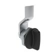 SOUTHCO Quarter-Turn Cam Latch, Short wing, 2mm (.08 in) Grip, Sealed, Zinc Alloy, Powder Coat, Black [E5-1-115-021]