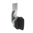 SOUTHCO Quarter-Turn Cam Latch, Short wing, 10mm (.39 in) Grip, Sealed, Zinc Alloy, Powder Coat, Black [E5-1-115-061]