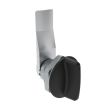 SOUTHCO Quarter-Turn Cam Latch, Short wing, 16mm (.63 in) Grip, Not Sealed, Zinc Alloy, Powder Coat, Black [E5-1-115-090]