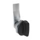 SOUTHCO Quarter-Turn Cam Latch, Short wing, 16mm (.63 in) Grip, Sealed, Zinc Alloy, Powder Coat, Black [E5-1-115-091]