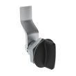 SOUTHCO Quarter-Turn Cam Latch, Short wing, 24mm (.94 in) Grip, Sealed, Zinc Alloy, Powder Coat, Black [E5-1-115-131]