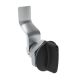SOUTHCO Quarter-Turn Cam Latch, Short wing, 28mm (1.10 in) Grip, Sealed, Zinc Alloy, Powder Coat, Black [E5-1-115-151]