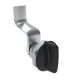 SOUTHCO Quarter-Turn Cam Latch, Short wing, 36mm (1.42 in) Grip, Not Sealed, Zinc Alloy, Powder Coat, Black [E5-1-115-190]