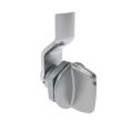 SOUTHCO Quarter-Turn Cam Latch, Tall wing, 2mm (.08 in) Grip, Sealed, Zinc Alloy, Chrome Plated, Bright [E5-1-121-021]