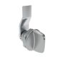 SOUTHCO Quarter-Turn Cam Latch, Tall wing, 8mm (.31 in) Grip, Not Sealed, Zinc Alloy, Chrome Plated, Bright [E5-1-121-050]
