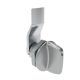 SOUTHCO Quarter-Turn Cam Latch, Tall wing, 8mm (.31 in) Grip, Sealed, Zinc Alloy, Chrome Plated, Bright [E5-1-121-051]