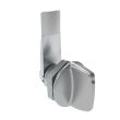 SOUTHCO Quarter-Turn Cam Latch, Tall wing, 14mm (.55 in) Grip, Sealed, Zinc Alloy, Chrome Plated, Bright [E5-1-121-081]