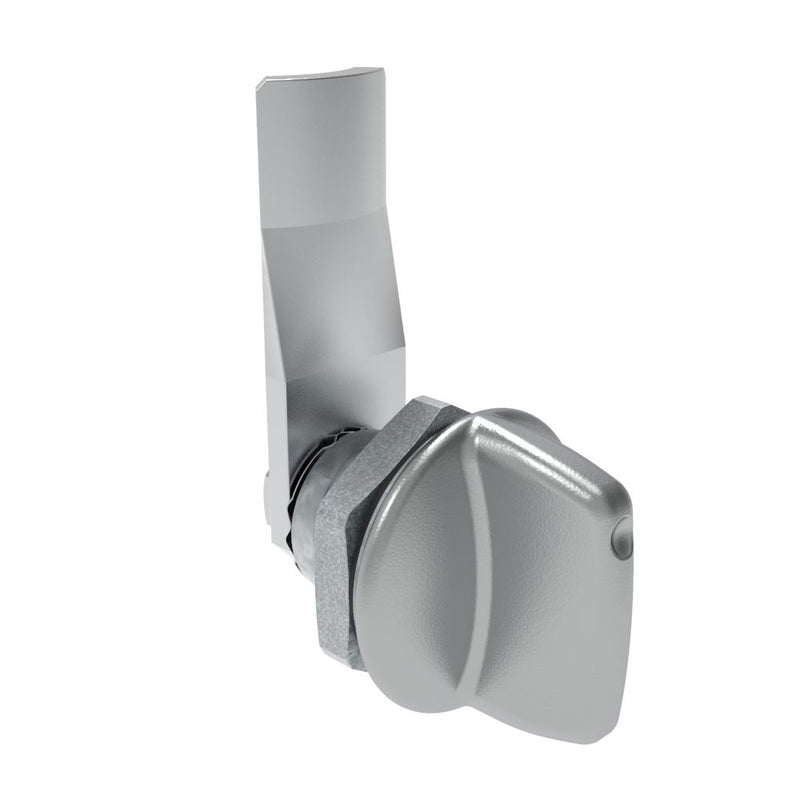 SOUTHCO Quarter-Turn Cam Latch, Tall wing, 16mm (.63 in) Grip, Sealed, Zinc Alloy, Chrome Plated, Bright [E5-1-121-091]