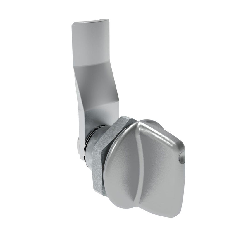 SOUTHCO Quarter-Turn Cam Latch, Tall wing, 18mm (.71 in) Grip, Sealed, Zinc Alloy, Chrome Plated, Bright [E5-1-121-101]