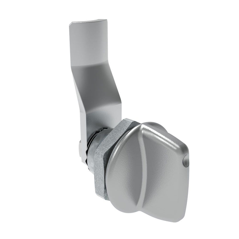 SOUTHCO Quarter-Turn Cam Latch, Tall wing, 20mm (.79 in) Grip, Sealed, Zinc Alloy, Chrome Plated, Bright [E5-1-121-111]