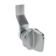 SOUTHCO Quarter-Turn Cam Latch, Tall wing, 22mm (.87 in) Grip, Not Sealed, Zinc Alloy, Chrome Plated, Bright [E5-1-121-120]